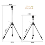 Tripé para Irrigação 360º Automático: Máxima Economia e Alta Pressão + BRINDE HOJE (Mangueira Profissional de 15M)